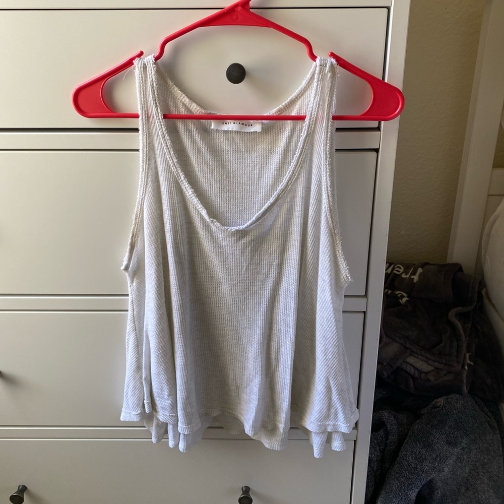 Cream tank top